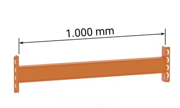 Träger 1,0 m - 1.500 kg Fachlast
