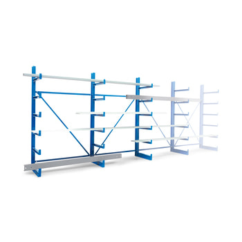 Doppelseitiges Kragarmregal - 200 kg - 2.000 x 1.250 x 1.100 mm - Grundregal - KARL Grundregal