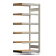 Archivregal mit Holzböden - Tiefenriegel - 6 Ebenen - 250 kg - 2.075 x 1.005 x 600 mm (HxBxT) - Anbauregal - verzinkt - Steckregal BERT Archivregal mit Holzböden - Tiefenriegel - 6 Ebenen - 250 kg - 2.075 x 1.005 x 600 mm (HxBxT) - Anbauregal - verzinkt - Steckregal BERT