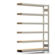 Archivregal mit Holzböden - Tiefenriegel - 6 Ebenen - 250 kg - 2.075 x 1.695 x 300 mm (HxBxT) - Anbauregal - verzinkt - Steckregal BERT Archivregal mit Holzböden - Tiefenriegel - 6 Ebenen - 250 kg - 2.075 x 1.695 x 300 mm (HxBxT) - Anbauregal - verzinkt - Steckregal BERT
