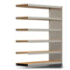 Archivregal mit Holzböden - Seitenwand - 6 Ebenen - 250 kg - 2.075 x 1.695 x 600 mm (HxBxT) - Anbauregal - verzinkt - Steckregal BERT