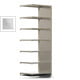 Büroregal mit Seitenwand - 150 kg - 2.325 x 875 x 600 mm - 7 Böden - 6 Ordnerebenen - Anbauregal - verzinkt - Steckregal BERT Büroregal mit Seitenwand - 150 kg - 2.325 x 875 x 600 mm - 7 Böden - 6 Ordnerebenen - Anbauregal - verzinkt - Steckregal BERT