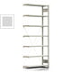 Büroregal mit Tiefenriegel - 150 kg - 2.325 x 1.005 x 300 mm - 7 Böden - 6 Ordnerebenen - Anbauregal - lichtgrau - Steckregal BERT Büroregal mit Tiefenriegel - 150 kg - 2.325 x 1.005 x 300 mm - 7 Böden - 6 Ordnerebenen - Anbauregal - lichtgrau - Steckregal BERT