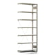 Ordnerregal - 80 kg - 2.325 x 1.005x 300 mm (HxBxT) - 7 Böden - 6 Ordnerebenen - Anbauregal - verzinkt - Aktenregal - Steckregal BERT Ordnerregal - 80 kg - 2.325 x 1.005x 300 mm (HxBxT) - 7 Böden - 6 Ordnerebenen - Anbauregal - verzinkt - Aktenregal - Steckregal BERT