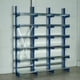 Doppelseitiges Kragarmregal, Schwerlastregal - 2.000 x 1.060 x 920 mm (HxBxT) - 250 kg - mit Fachböden - Grundregal - KARL Doppelseitiges Kragarmregal, Schwerlastregal - 2.000 x 1.060 x 920 mm (HxBxT) - 250 kg - mit Fachböden - Grundregal - KARL