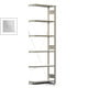 Fachbodenregal mit Tiefenriegel - 150 kg - 2.500 x 875 x 300 mm (HxBxT) - Anbauregal - verzinkt - 6 Böden, Steckregal BERT Fachbodenregal mit Tiefenriegel - 150 kg - 2.500 x 875 x 300 mm (HxBxT) - Anbauregal - verzinkt - 6 Böden, Steckregal BERT