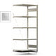 Fachbodenregal mit Tiefenriegel - 250 kg - 2.000 x 875 x 600 mm (HxBxT) - Anbauregal - verzinkt - Lagerregal - Steckregal - BERT Fachbodenregal mit Tiefenriegel - 250 kg - 2.000 x 875 x 600 mm (HxBxT) - Anbauregal - verzinkt - Lagerregal - Steckregal - BERT