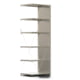 Fachbodenregal mit Seitenwand - 250 kg - 2.500 x 875 x 600 mm (HxBxT) - Anbauregal - 6 Böden - verzinkt - Lagerregal - Steckregal - BERT Fachbodenregal mit Seitenwand - 250 kg - 2.500 x 875 x 600 mm (HxBxT) - Anbauregal - 6 Böden - verzinkt - Lagerregal - Steckregal - BERT