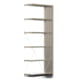Fachbodenregal mit Seitenwand - 250 kg - 2.500 x 1.005 x 400 mm (HxBxT) - Anbauregal - 6 Böden - verzinkt - Lagerregal - Steckregal - BERT Fachbodenregal mit Seitenwand - 250 kg - 2.500 x 1.005 x 400 mm (HxBxT) - Anbauregal - 6 Böden - verzinkt - Lagerregal - Steckregal - BERT