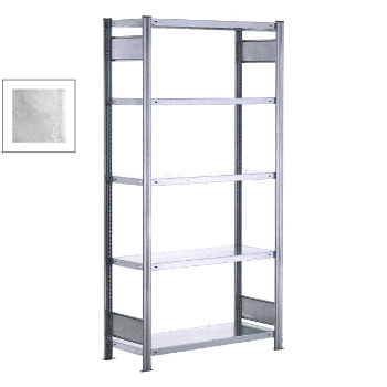 Fachbodenregal mit Tiefenriegel - 350 kg - 3.000 x 1.341 x 426 mm (HxBxT) - Grundregal - 7 Böden - verzinkt - Lagerregal - Steckregal BERT Fachbodenregal mit Tiefenriegel - 350 kg - 3.000 x 1.341 x 426 mm (HxBxT) - Grundregal - 7 Böden - verzinkt - Lagerregal - Steckregal BERT