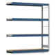 Weitspannregal EMIL - 2.000 x 1.750 x 500 mm (HxBxT) - Fachlast 400 kg - Holzböden - Lagerregal - Anbauregal Weitspannregal EMIL - 2.000 x 1.750 x 500 mm (HxBxT) - Fachlast 400 kg - Holzböden - Lagerregal - Anbauregal