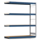 Weitspannregal EMIL - 2.000 x 1.750 x 600 mm (HxBxT) - Fachlast 400 kg - Holzböden - Lagerregal - Anbauregal Weitspannregal EMIL - 2.000 x 1.750 x 600 mm (HxBxT) - Fachlast 400 kg - Holzböden - Lagerregal - Anbauregal