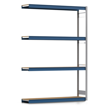 Weitspannregal EMIL - 2.500 x 1.750 x 400 mm (HxBxT) - Fachlast 400 kg - Holzböden - Lagerregal - Anbauregal Weitspannregal EMIL - 2.500 x 1.750 x 400 mm (HxBxT) - Fachlast 400 kg - Holzböden - Lagerregal - Anbauregal