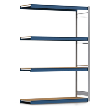 Weitspannregal EMIL - 2.500 x 1.750 x 600 mm (HxBxT) - Fachlast 400 kg - Holzböden - Lagerregal - Anbauregal Weitspannregal EMIL - 2.500 x 1.750 x 600 mm (HxBxT) - Fachlast 400 kg - Holzböden - Lagerregal - Anbauregal