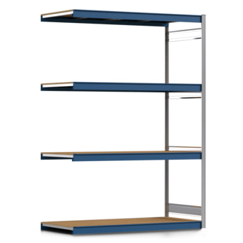 Weitspannregal EMIL - 2.500 x 1.750 x 800 mm (HxBxT) - Fachlast 400 kg - Holzböden - Lagerregal - Anbauregal Weitspannregal EMIL - 2.500 x 1.750 x 800 mm (HxBxT) - Fachlast 400 kg - Holzböden - Lagerregal - Anbauregal