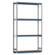 Weitspannregal EMIL - 3.000 x 1.750 x 400 mm (HxBxT) - Fachlast 400 kg - Holzböden - Lagerregal - Grundregal Weitspannregal EMIL - 3.000 x 1.750 x 400 mm (HxBxT) - Fachlast 400 kg - Holzböden - Lagerregal - Grundregal