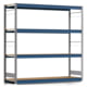 Weitspannregal EMIL - 2.000 x 2.010 x 600 mm (HxBxT) - Fachlast 400 kg - Holzböden - Lagerregal - Grundregal Weitspannregal EMIL - 2.000 x 2.010 x 600 mm (HxBxT) - Fachlast 400 kg - Holzböden - Lagerregal - Grundregal