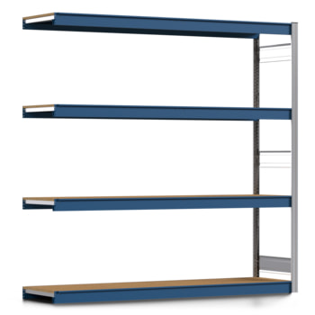 Weitspannregal EMIL - 2.000 x 2.010 x 500 mm (HxBxT) - Fachlast 400 kg - Holzböden - Lagerregal - Anbauregal Weitspannregal EMIL - 2.000 x 2.010 x 500 mm (HxBxT) - Fachlast 400 kg - Holzböden - Lagerregal - Anbauregal