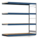 Weitspannregal EMIL - 2.000 x 2.010 x 800 mm (HxBxT) - Fachlast 400 kg - Holzböden - Lagerregal - Anbauregal Weitspannregal EMIL - 2.000 x 2.010 x 800 mm (HxBxT) - Fachlast 400 kg - Holzböden - Lagerregal - Anbauregal