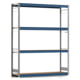 Weitspannregal EMIL - 2.500 x 2.010 x 500 mm (HxBxT) - Fachlast 400 kg - Holzböden - Lagerregal - Grundregal Weitspannregal EMIL - 2.500 x 2.010 x 500 mm (HxBxT) - Fachlast 400 kg - Holzböden - Lagerregal - Grundregal