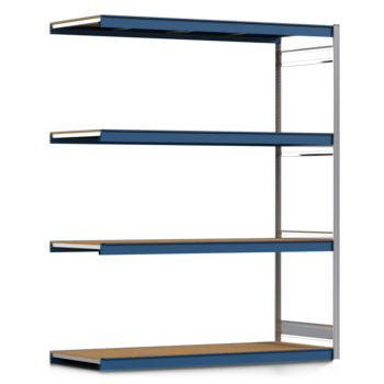 Weitspannregal EMIL - 2.500 x 2.010 x 800 mm (HxBxT) - Fachlast 400 kg - Holzböden - Lagerregal - Anbauregal Weitspannregal EMIL - 2.500 x 2.010 x 800 mm (HxBxT) - Fachlast 400 kg - Holzböden - Lagerregal - Anbauregal