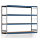Weitspannregal EMIL - 2.000 x 2.570 x 800 mm (HxBxT) - Fachlast 400 kg - Holzböden - Lagerregal - Grundregal Weitspannregal EMIL - 2.000 x 2.570 x 800 mm (HxBxT) - Fachlast 400 kg - Holzböden - Lagerregal - Grundregal