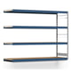 Weitspannregal EMIL - 2.000 x 2.570 x 800 mm (HxBxT) - Fachlast 400 kg - Holzböden - Lagerregal - Anbauregal Weitspannregal EMIL - 2.000 x 2.570 x 800 mm (HxBxT) - Fachlast 400 kg - Holzböden - Lagerregal - Anbauregal