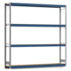 Weitspannregal EMIL - 2.500 x 2.570 x 400 mm (HxBxT) - Fachlast 400 kg - Holzböden - Lagerregal - Grundregal Weitspannregal EMIL - 2.500 x 2.570 x 400 mm (HxBxT) - Fachlast 400 kg - Holzböden - Lagerregal - Grundregal
