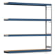 Weitspannregal EMIL - 2.500 x 2.570 x 500 mm (HxBxT) - Fachlast 400 kg - Holzböden - Lagerregal - Anbauregal Weitspannregal EMIL - 2.500 x 2.570 x 500 mm (HxBxT) - Fachlast 400 kg - Holzböden - Lagerregal - Anbauregal