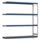 Weitspannregal EMIL - 2.500 x 2.570 x 600 mm (HxBxT) - Fachlast 400 kg - Holzböden - Lagerregal - Anbauregal Weitspannregal EMIL - 2.500 x 2.570 x 600 mm (HxBxT) - Fachlast 400 kg - Holzböden - Lagerregal - Anbauregal