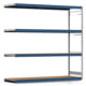 Weitspannregal EMIL - 2.500 x 2.570 x 800 mm (HxBxT) - Fachlast 400 kg - Holzböden - Lagerregal - Anbauregal Weitspannregal EMIL - 2.500 x 2.570 x 800 mm (HxBxT) - Fachlast 400 kg - Holzböden - Lagerregal - Anbauregal