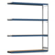 Weitspannregal EMIL - 3.000 x 2.570 x 600 mm (HxBxT) - Fachlast 400 kg - Holzböden - Lagerregal - Anbauregal Weitspannregal EMIL - 3.000 x 2.570 x 600 mm (HxBxT) - Fachlast 400 kg - Holzböden - Lagerregal - Anbauregal
