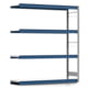 Weitspannregal EMIL - 2.000 x 1.750 x 500 mm (HxBxT) - Fachlast 400 kg - Anbauregal - Stahlfachböden - Lagerregal Weitspannregal EMIL - 2.000 x 1.750 x 500 mm (HxBxT) - Fachlast 400 kg - Anbauregal - Stahlfachböden - Lagerregal