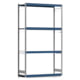 Weitspannregal EMIL - 3.000 x 1.750 x 600 mm (HxBxT) - Fachlast 400 kg - Grundregal - Stahlfachböden - Lagerregal Weitspannregal EMIL - 3.000 x 1.750 x 600 mm (HxBxT) - Fachlast 400 kg - Grundregal - Stahlfachböden - Lagerregal