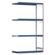 Weitspannregal EMIL - 3.000 x 1.750 x 800 mm (HxBxT) - Fachlast 400 kg - Anbauregal - Stahlfachböden - Lagerregal Weitspannregal EMIL - 3.000 x 1.750 x 800 mm (HxBxT) - Fachlast 400 kg - Anbauregal - Stahlfachböden - Lagerregal