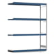 Weitspannregal EMIL - 2.500 x 2.010 x 600 mm (HxBxT) - Fachlast 400 kg - Anbauregal - Stahlfachböden - Lagerregal Weitspannregal EMIL - 2.500 x 2.010 x 600 mm (HxBxT) - Fachlast 400 kg - Anbauregal - Stahlfachböden - Lagerregal