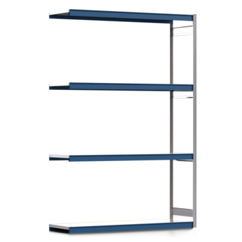 Weitspannregal EMIL - 3.000 x 2.010 x 600 mm (HxBxT) - Fachlast 400 kg - Anbauregal - Stahlfachböden - Lagerregal Weitspannregal EMIL - 3.000 x 2.010 x 600 mm (HxBxT) - Fachlast 400 kg - Anbauregal - Stahlfachböden - Lagerregal