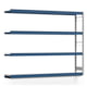 Weitspannregal EMIL - 2.000 x 2.570 x 400 mm (HxBxT) - Fachlast 400 kg - Anbauregal - Stahlfachböden - Lagerregal Weitspannregal EMIL - 2.000 x 2.570 x 400 mm (HxBxT) - Fachlast 400 kg - Anbauregal - Stahlfachböden - Lagerregal