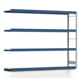 Weitspannregal EMIL - 2.000 x 2.570 x 500 mm (HxBxT) - Fachlast 400 kg - Anbauregal - Stahlfachböden - Lagerregal Weitspannregal EMIL - 2.000 x 2.570 x 500 mm (HxBxT) - Fachlast 400 kg - Anbauregal - Stahlfachböden - Lagerregal