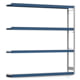Weitspannregal EMIL - 2.500 x 2.570 x 400 mm (HxBxT) - Fachlast 400 kg - Anbauregal - Stahlfachböden - Lagerregal Weitspannregal EMIL - 2.500 x 2.570 x 400 mm (HxBxT) - Fachlast 400 kg - Anbauregal - Stahlfachböden - Lagerregal