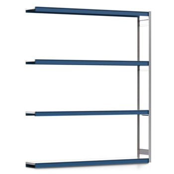 Weitspannregal EMIL - 3.000 x 2.570 x 400 mm (HxBxT) - Fachlast 400 kg - Anbauregal - Stahlfachböden - Lagerregal Weitspannregal EMIL - 3.000 x 2.570 x 400 mm (HxBxT) - Fachlast 400 kg - Anbauregal - Stahlfachböden - Lagerregal