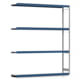 Weitspannregal EMIL - 3.000 x 2.570 x 500 mm (HxBxT) - Fachlast 400 kg - Anbauregal - Stahlfachböden - Lagerregal Weitspannregal EMIL - 3.000 x 2.570 x 500 mm (HxBxT) - Fachlast 400 kg - Anbauregal - Stahlfachböden - Lagerregal