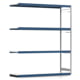 Weitspannregal EMIL - 3.000 x 2.570 x 800 mm (HxBxT) - Fachlast 400 kg - Anbauregal - Stahlfachböden - Lagerregal Weitspannregal EMIL - 3.000 x 2.570 x 800 mm (HxBxT) - Fachlast 400 kg - Anbauregal - Stahlfachböden - Lagerregal