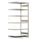 Fachbodenregal mit Tiefenriegel - 250 kg - 2.500 x 1.285 x 800 mm (HxBxT) - Anbauregal - verzinkt - Lagerregal - Steckregal - BERT Fachbodenregal mit Tiefenriegel - 250 kg - 2.500 x 1.285 x 800 mm (HxBxT) - Anbauregal - verzinkt - Lagerregal - Steckregal - BERT