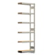 Fachbodenregal mit Tiefenriegel - 350 kg - 2.500 x 875 x 300 mm (HxBxT) - Anbauregal - verzinkt - 6 Holzböden - Lagerregal - Steckregal BERT Fachbodenregal mit Tiefenriegel - 350 kg - 2.500 x 875 x 300 mm (HxBxT) - Anbauregal - verzinkt - 6 Holzböden - Lagerregal - Steckregal BERT