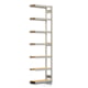 Fachbodenregal mit Tiefenriegel - 350 kg - 3.000 x 875 x 300 mm (HxBxT) - Anbauregal - verzinkt - 7 Holzböden - Lagerregal - Steckregal BERT Fachbodenregal mit Tiefenriegel - 350 kg - 3.000 x 875 x 300 mm (HxBxT) - Anbauregal - verzinkt - 7 Holzböden - Lagerregal - Steckregal BERT
