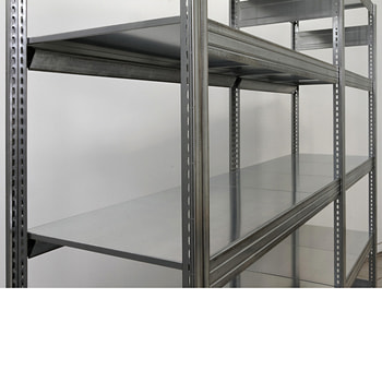 BERT-Fachebene/Stahl-Paneel 100 kg für Regalfeld 875 x 500 mm (BxT) 