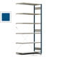 Fachbodenregal mit Tiefenriegel - 150 kg - 2.500 x 1.285 x 500 mm (HxBxT) - Anbauregal - Rahmen enzianblau - Böden verzinkt, Steckregal BERT Fachbodenregal mit Tiefenriegel - 150 kg - 2.500 x 1.285 x 500 mm (HxBxT) - Anbauregal - Rahmen enzianblau - Böden verzinkt, Steckregal BERT