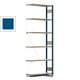 Fachbodenregal mit Tiefenriegel - 250 kg - 2.500 x 1.005 x 300 mm (HxBxT) - Anbauregal - Rahmen enzianblau - Böden verzinkt - Steckregal Fachbodenregal mit Tiefenriegel - 250 kg - 2.500 x 1.005 x 300 mm (HxBxT) - Anbauregal - Rahmen enzianblau - Böden verzinkt - Steckregal