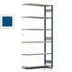 Fachbodenregal mit Tiefenriegel - 350 kg - 2.500 x 1.285 x 426 mm (HxBxT) - Anbauregal - 6 Böden - enzianblau - Lagerregal - Steckregal BERT Fachbodenregal mit Tiefenriegel - 350 kg - 2.500 x 1.285 x 426 mm (HxBxT) - Anbauregal - 6 Böden - enzianblau - Lagerregal - Steckregal BERT